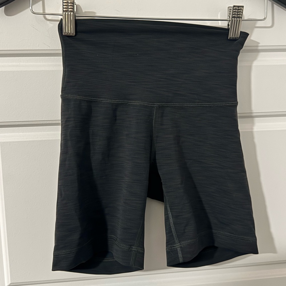 lululemon athletica Charcoal Biker Shorts